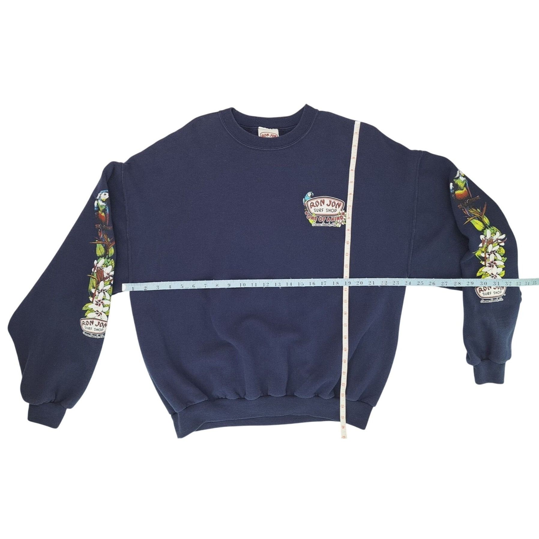 Ron Jon Surf Shop Vintage Ron Jon Cocoa Beach Florida Sweatshirt Navy Blue XL Size US XL / EU 56 / 4 - 6 Thumbnail