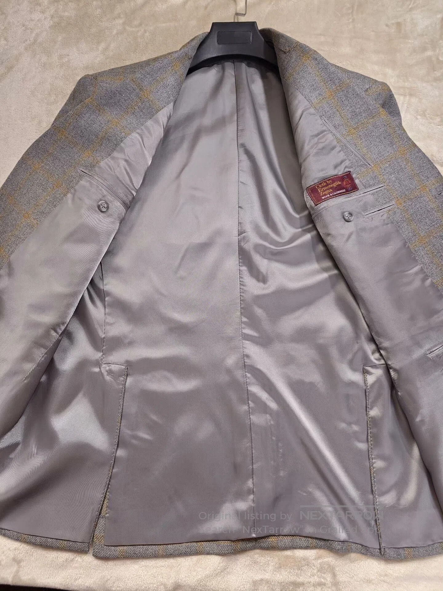 Ermenegildo Zegna Italian Zegna Wool Cashmere Suit. Size US XXL / EU 58 / 5 - 6 Thumbnail