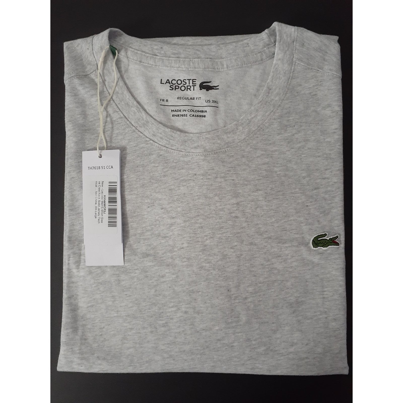 Lacoste Lacoste Mens Tennis Sport Technical Jersey T-Shirt 3XL Size US XXL / EU 58 / 5 - 2 Thumbnail