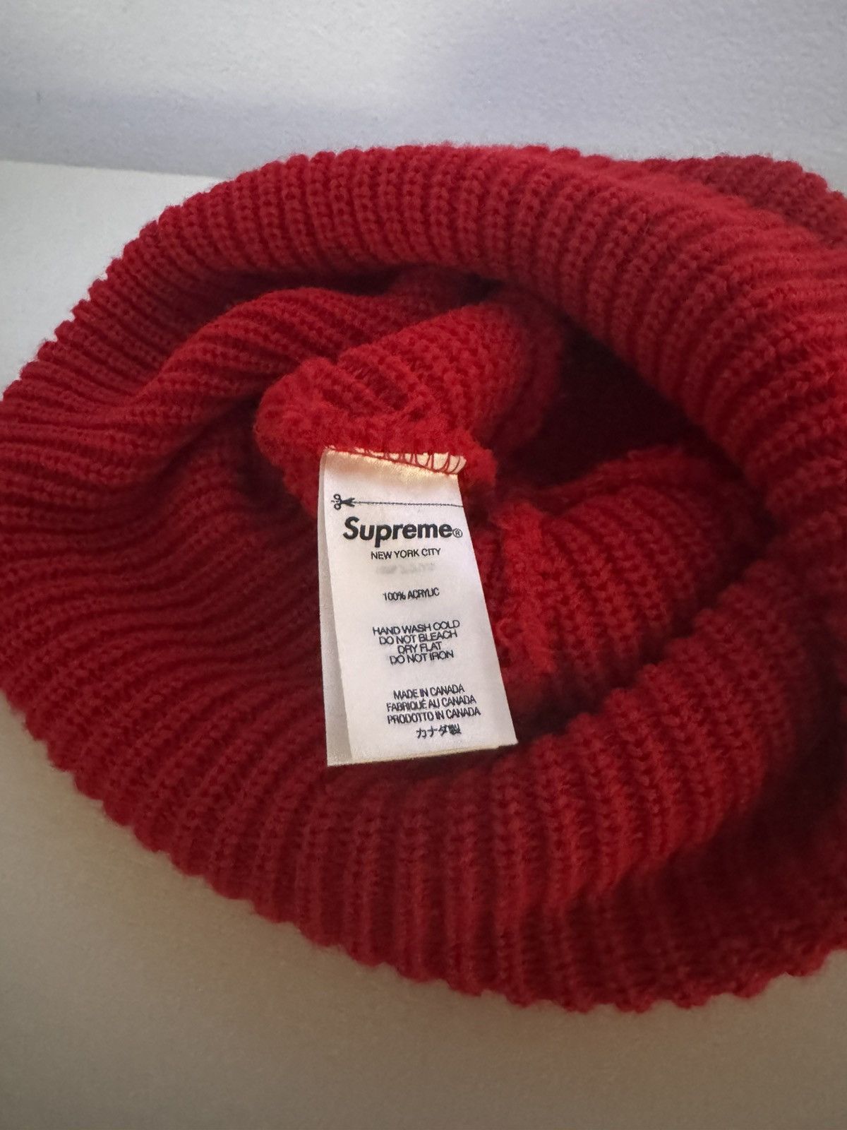 Supreme Supreme Loose Gauge Beanie F/W 21 Size ONE SIZE - 2 Thumbnail