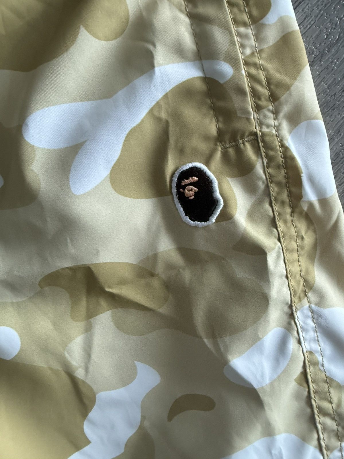 Bape Bape Yellow Camo Swim Shorts Size US 28 / EU 44 - 2 Thumbnail