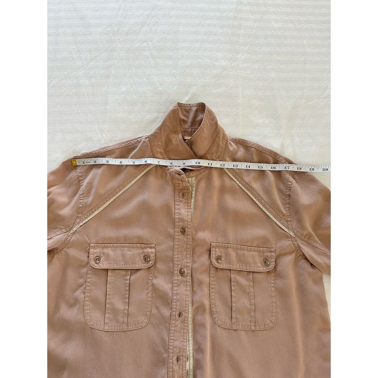 Free People Free People Off Campus Blush Pink Metallic Shirt Size S Size S / US 4 / IT 40 - 12 Thumbnail