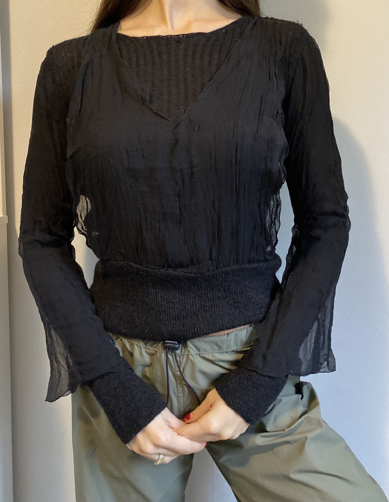 Jean Paul Gaultier Rare Jean Paul Gaultier Maille Fuzzi Jumper Size M / US 6-8 / IT 42-44 - 3 Thumbnail
