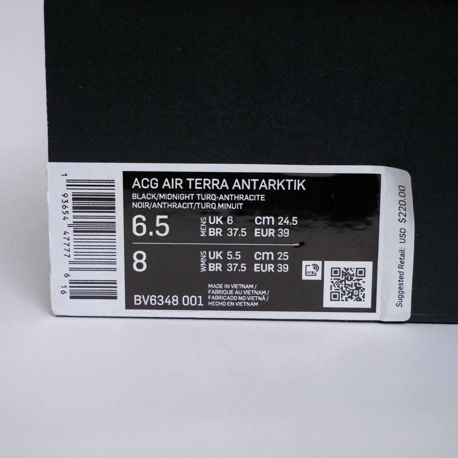 Nike Nike ACG Air Terra Antarktik "Black" Men's 6.5 Women's 8 Size US 6.5 / EU 39-40 - 8 Thumbnail
