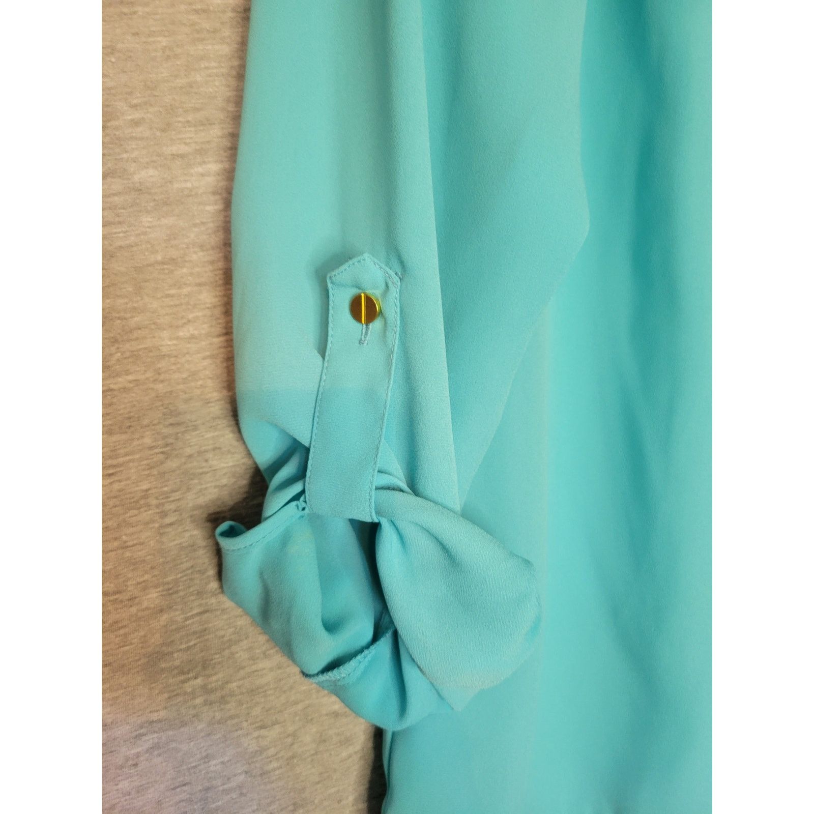 Other Women's The Limited Blue Flowy Sheer Like Blouse Small Size S / US 4 / IT 40 - 4 Thumbnail