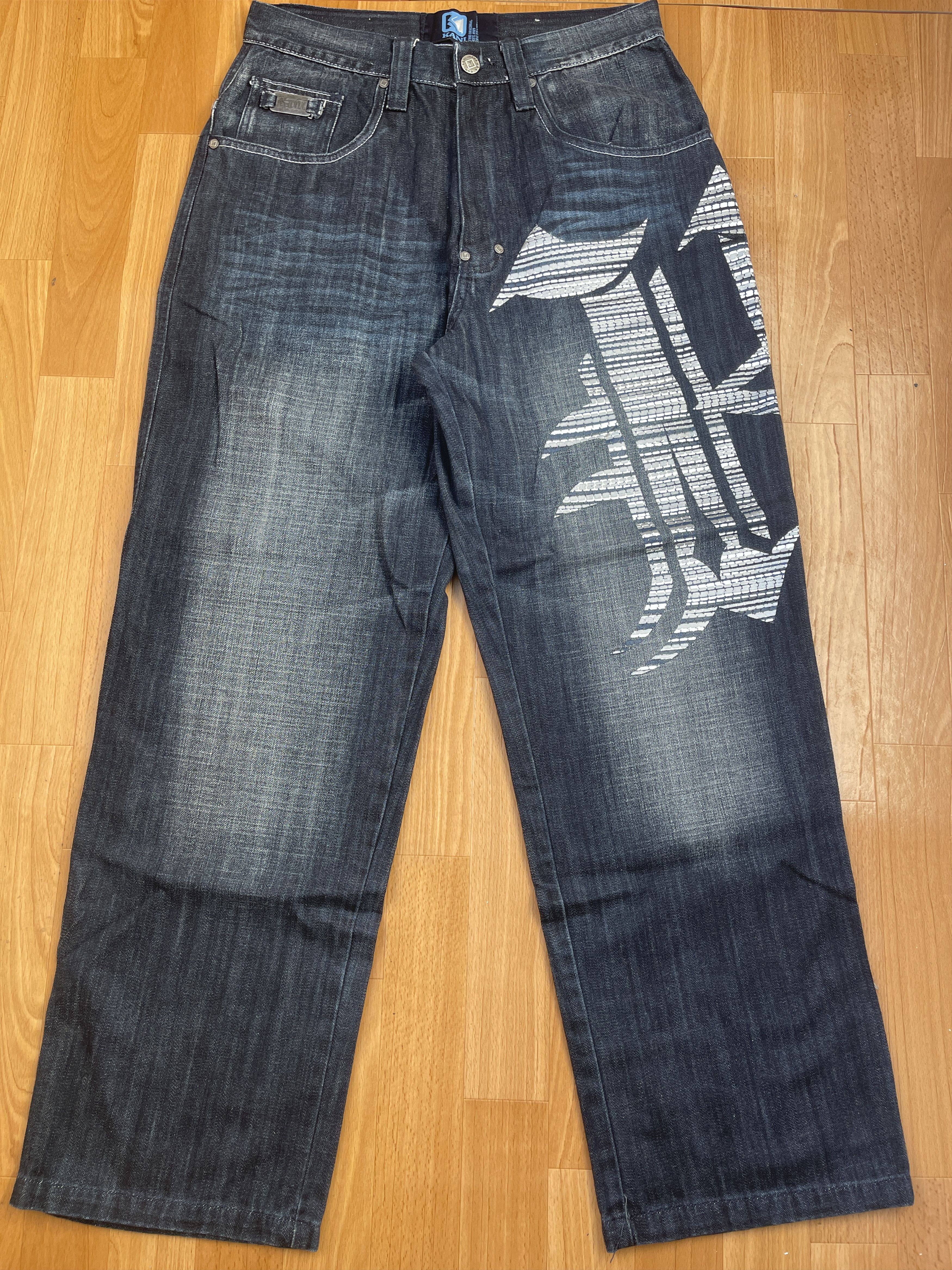 Karl Kani KARL KANI jeans, baggy, vintage Kani jeans, 90s hip hop W 32 Size US 32 / EU 48 - 2 Thumbnail