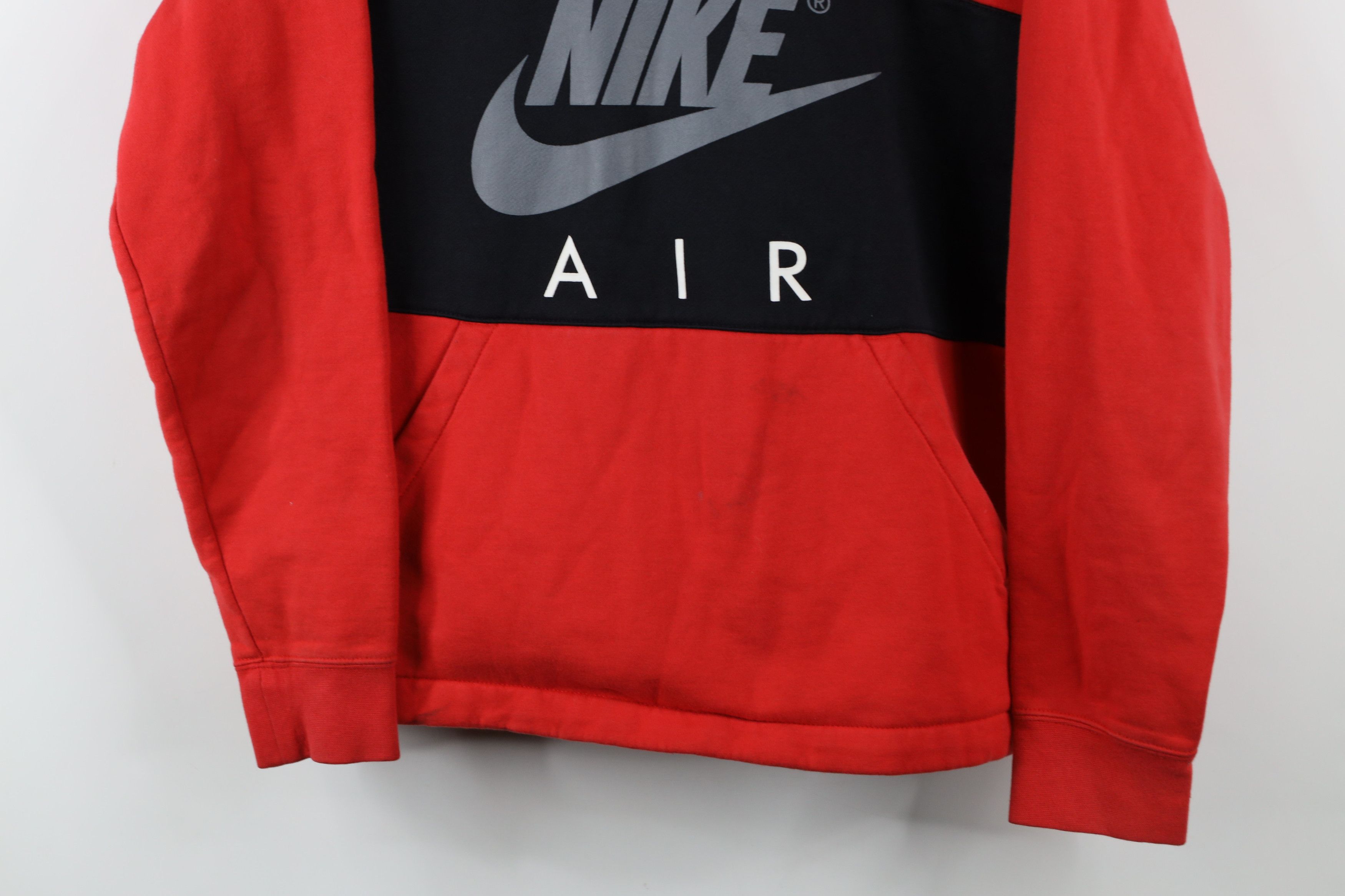Nike × Vintage Vintage Y2K Nike Air Spell Out Big Swoosh Hoodie Sweatshirt Size US M / EU 48-50 / 2 - 3 Thumbnail