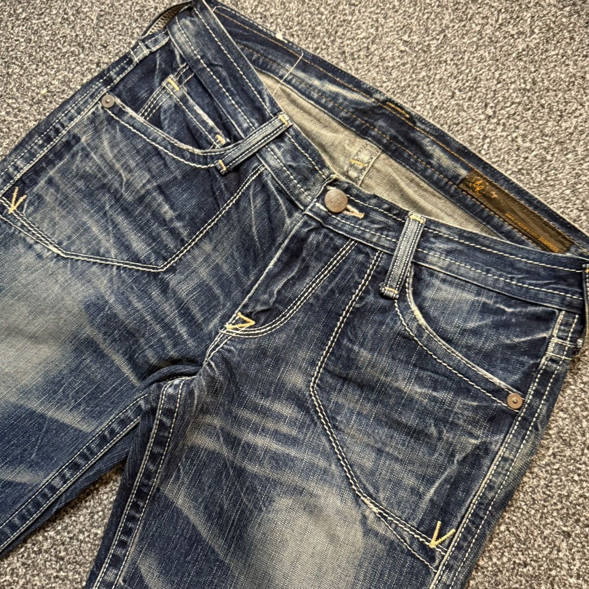 Tornado Mart 🔥🇯🇵 Vintage Flared Sick Japanese Brappers Jeans Size US 30 / EU 46 - 3 Thumbnail