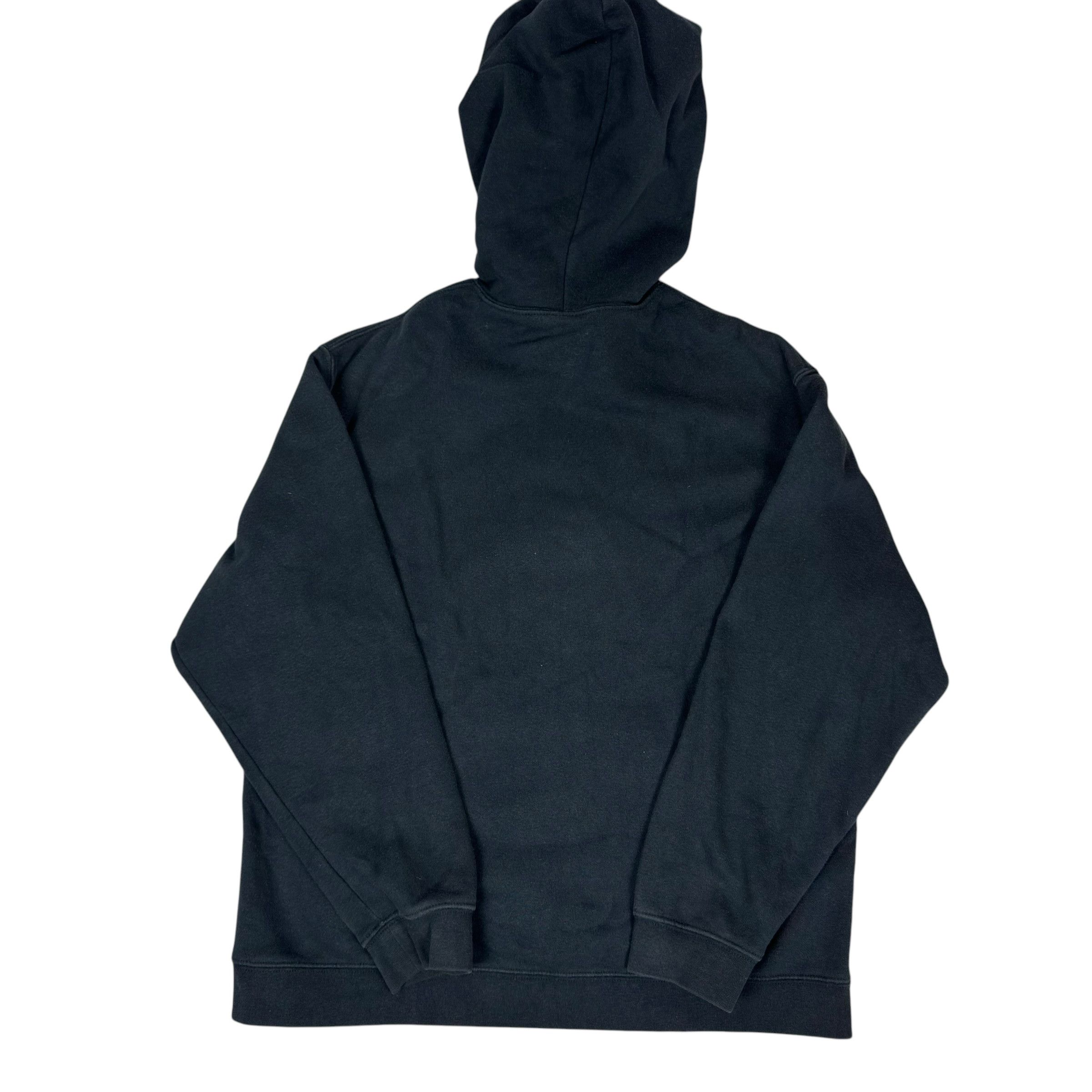 Nike × Vintage Nike Black Cotton Fleece Lined Pullover Hoodie Large (14-16) Size US L / EU 52-54 / 3 - 7 Thumbnail
