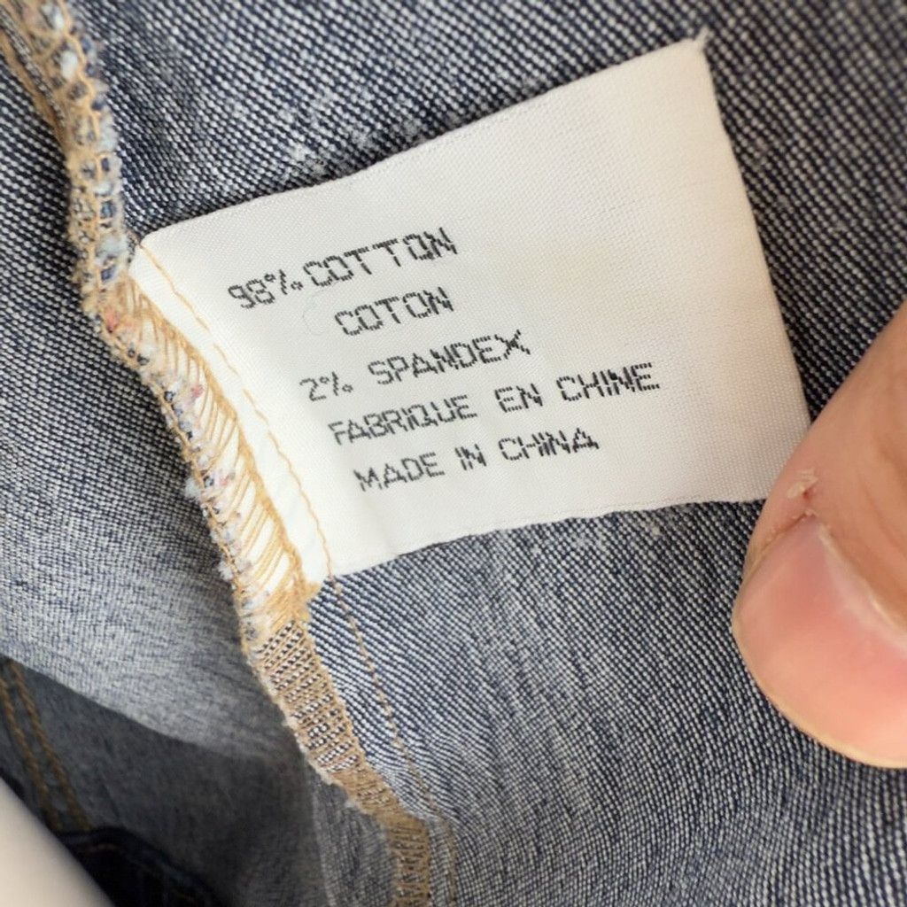Other MY MAILLE MONTREAL Button up Dark Blue Jean Jacket Size M Size XXS / US 00 / IT 34 - 9 Thumbnail