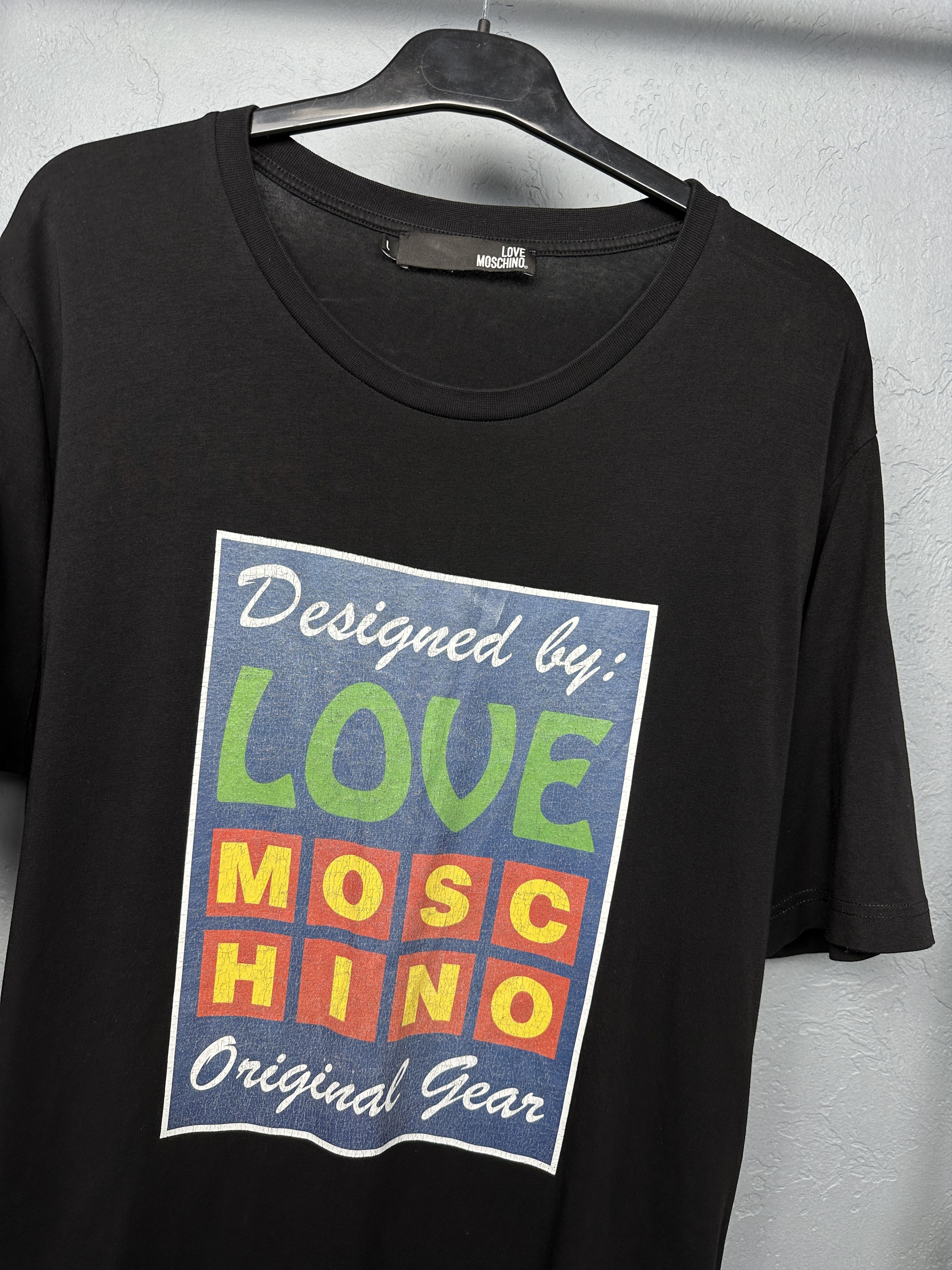 Moschino Love Moschino Mens T-Shirt Tee Size US L / EU 52-54 / 3 - 2 Thumbnail