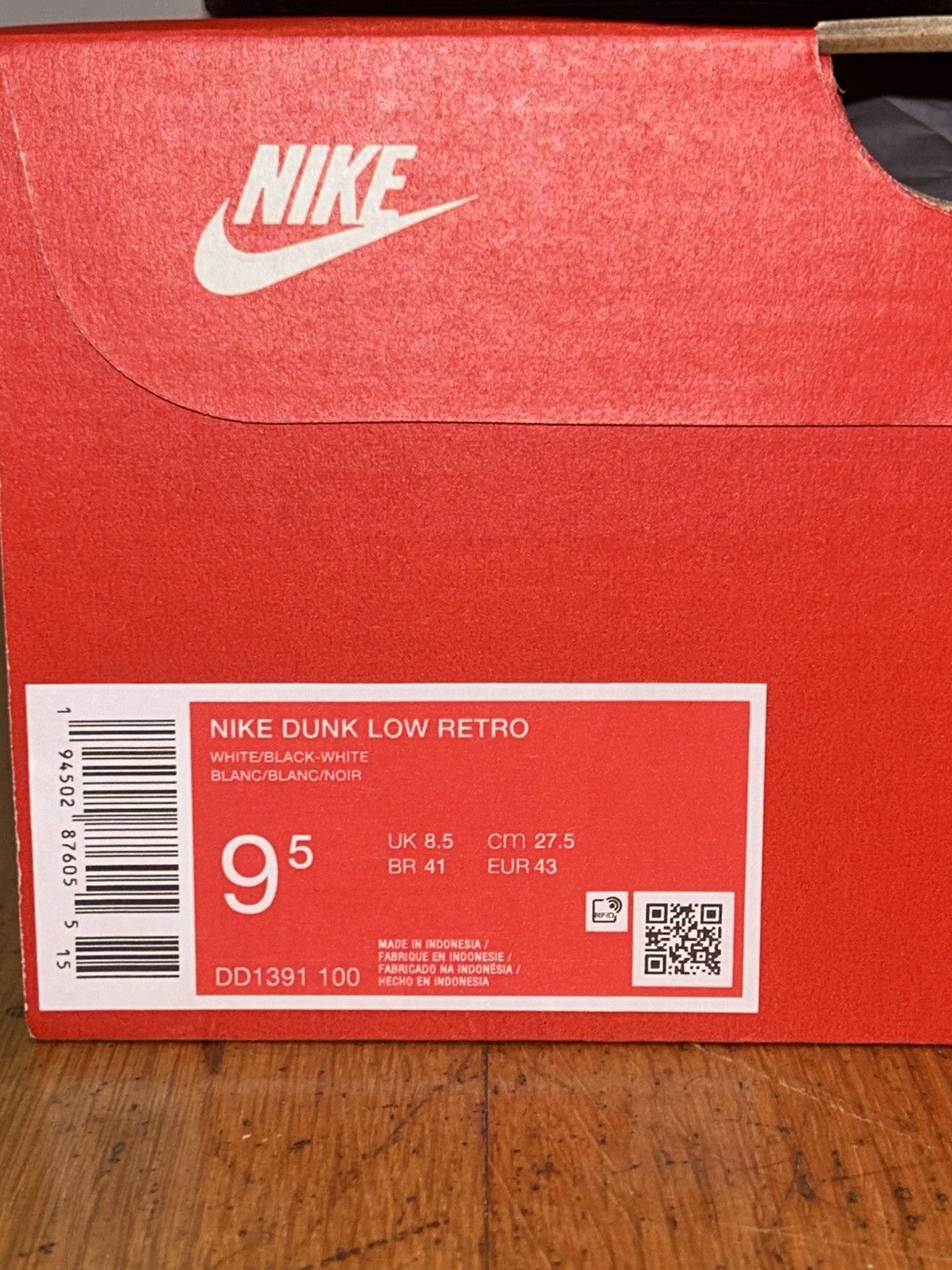 Nike Nike Dunk low retro panda Size US 9.5 / EU 42-43 - 8 Thumbnail