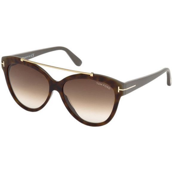 image of NWT Tom Ford Ft0518-53F-58 Sunglasses in Brown, Men's