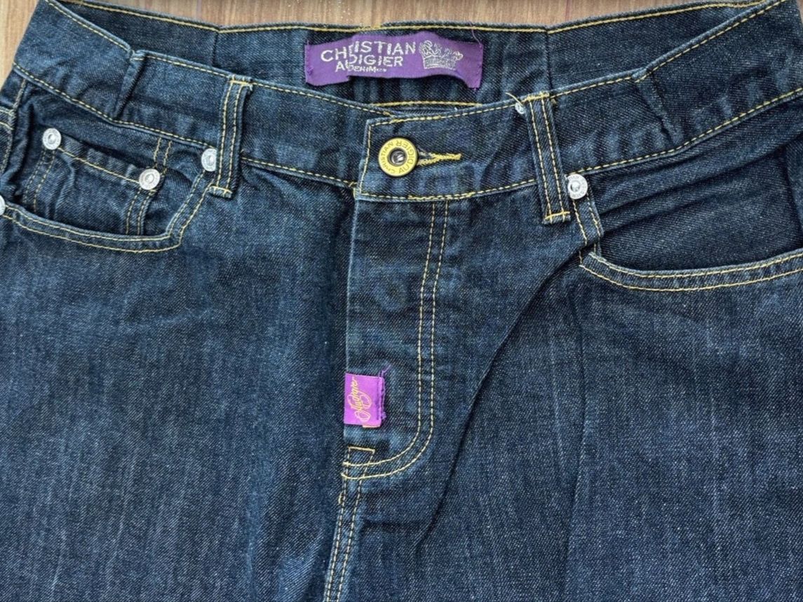 Ed Hardy Christian audigier ed hardy grunge skull flower jeans Size US 30 / EU 46 - 3 Thumbnail