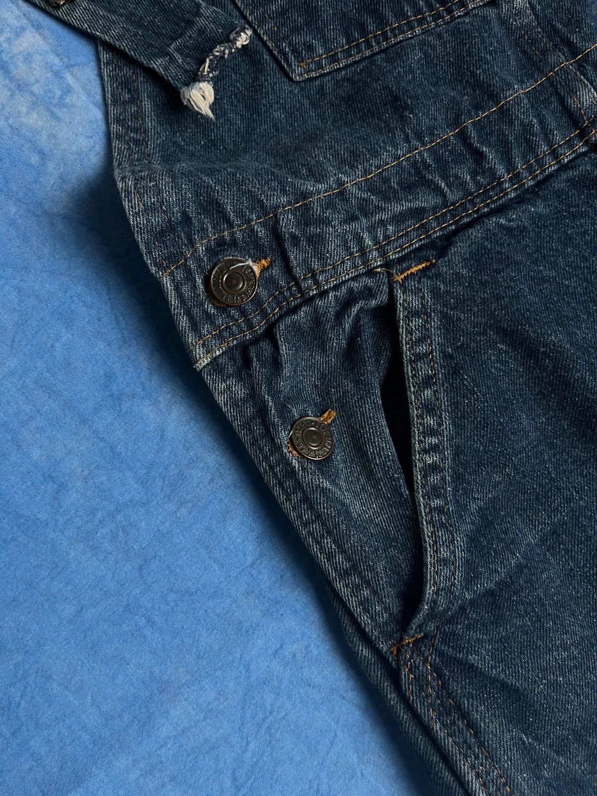 Levi's Vintage 80s Levi's Plowboy Farmers Mechanics Miners Overall Size US 27 - 9 Thumbnail