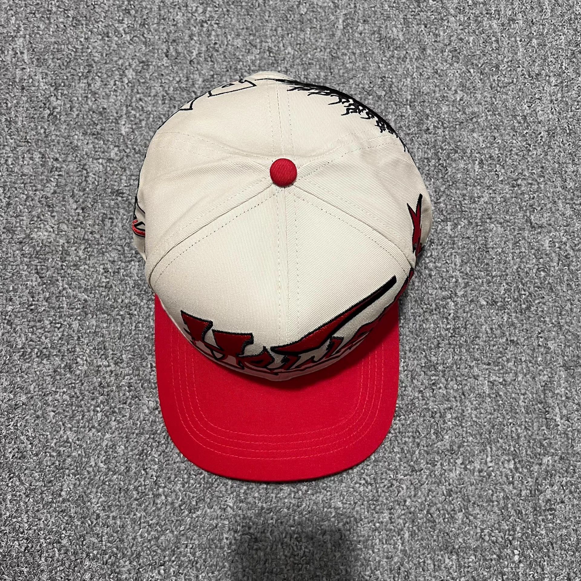 HELLSTAR Hellstar quirky embroidered curved brim baseball cap Q7 Size ONE SIZE - 5 Thumbnail