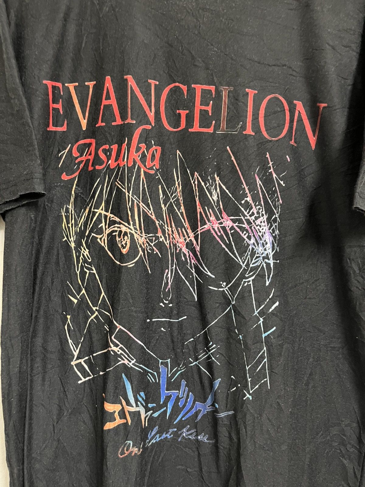 Anime Evangelion Asuka One Last Kiss Overprinted Tee Size US XL / EU 56 / 4 - 2 Thumbnail