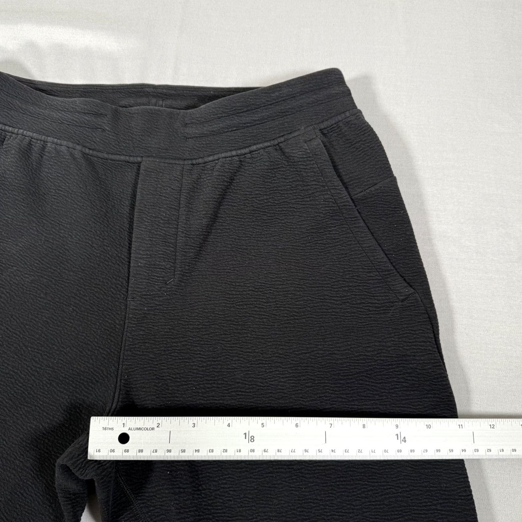 Lululemon Lululemon Pants Mens S Black Textured Knit Jogger Elastic Waist Size US 29 - 7 Thumbnail