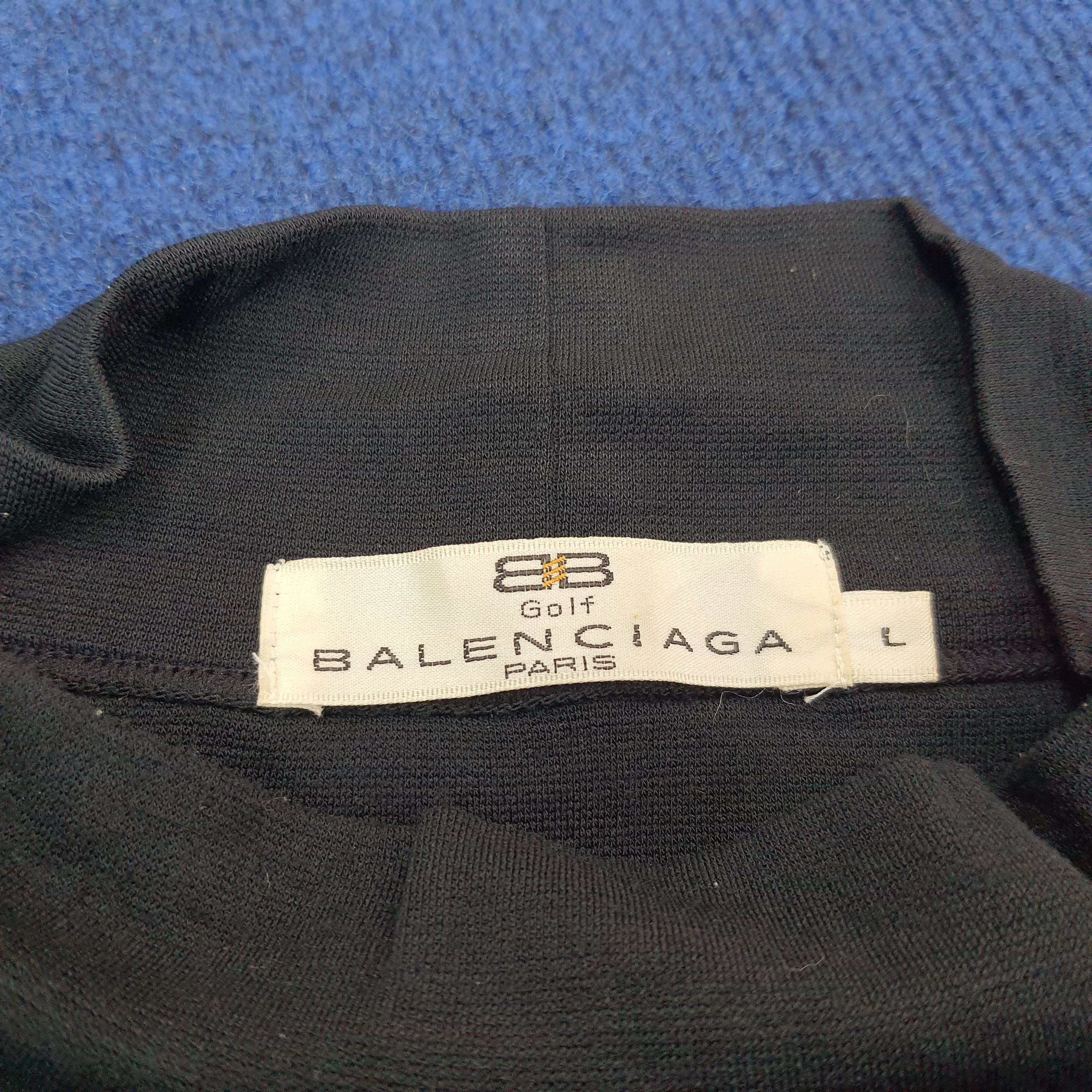 Balenciaga × Designer × Vintage Vintage Balenciaga Paris Long Sleeve Turtle Neck T-shirt Size US M / EU 48-50 / 2 - 4 Thumbnail