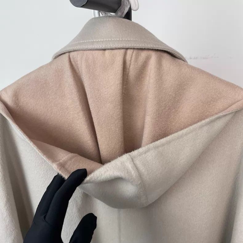 Louis Vuitton Louis Vuitton Beige hooded cloak coat Size XXS / US 00 / IT 34 - 5 Thumbnail