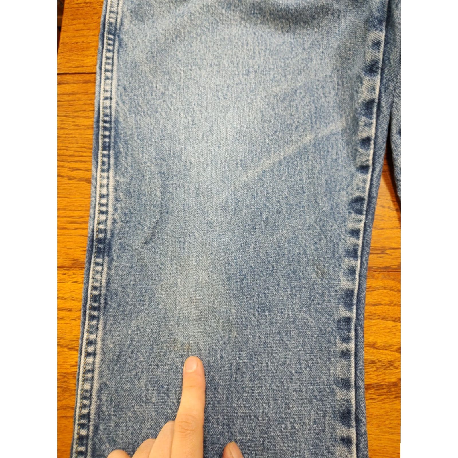 Wrangler VINTAGE Wrangler George Strait Jeans Blue Denim Cowboy 36x30 90s Mens Size US 36 / EU 52 - 5 Thumbnail