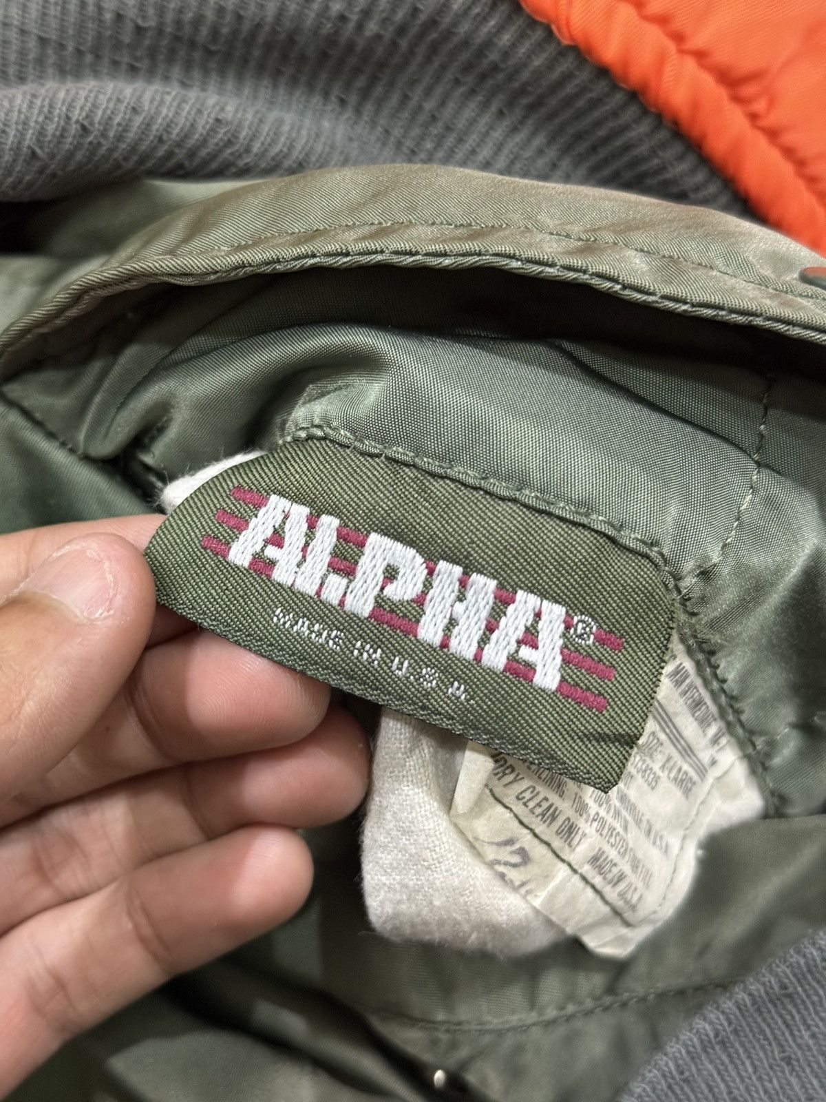 Alpha Industries Vintage Alpha Industries Reversible Bomber Jacket Size US XL / EU 56 / 4 - 17 Thumbnail