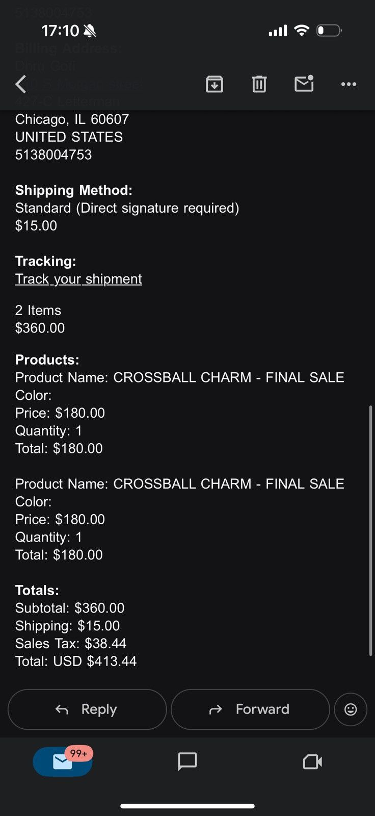 Chrome Hearts Chrome hearts cross ball charm (pink) Size ONE SIZE - 3 Thumbnail