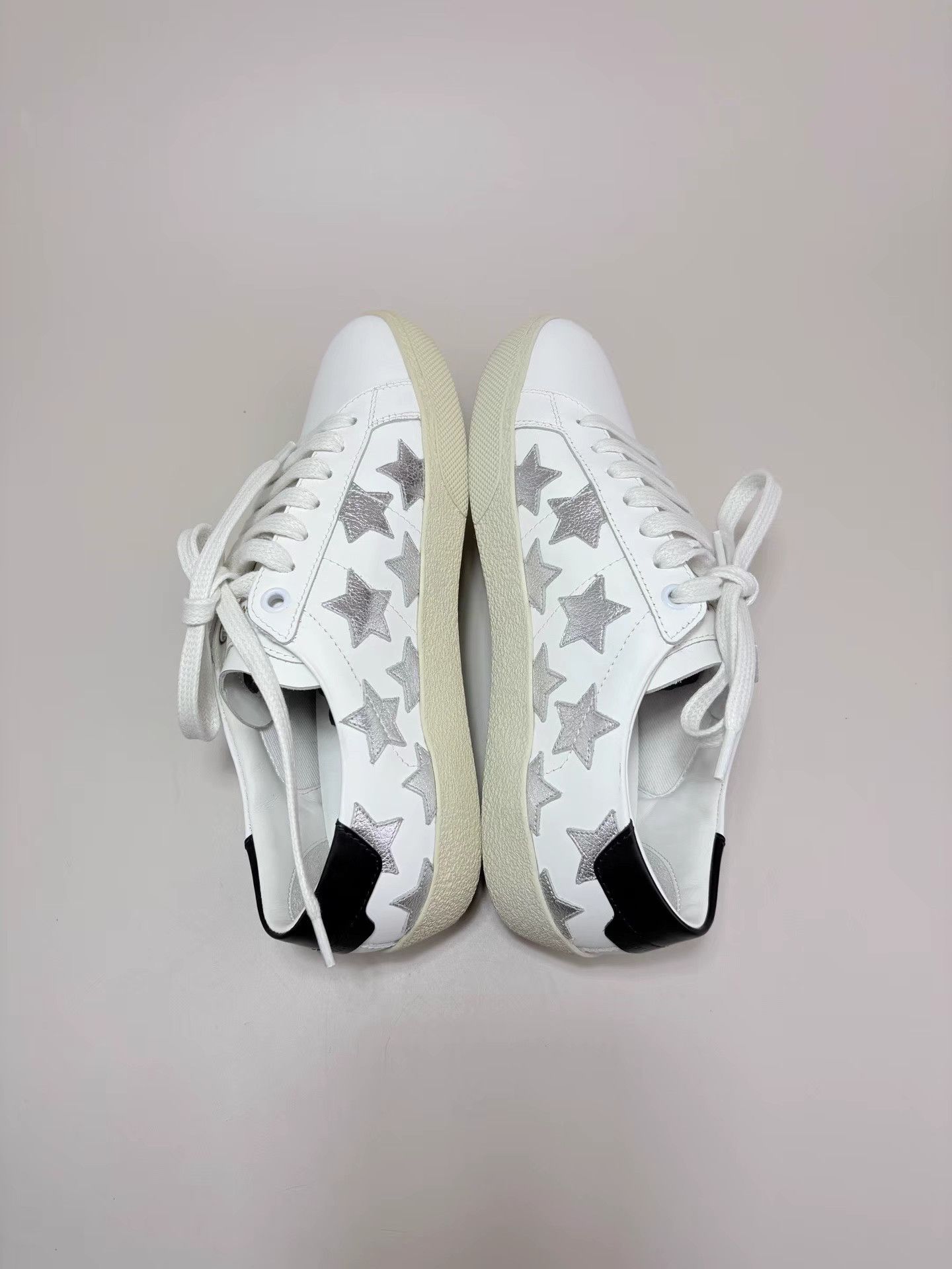 Saint Laurent Paris SAINT LAURENT SLP Star Low-Top Sneakers Size US 5 / IT 35 - 4 Thumbnail