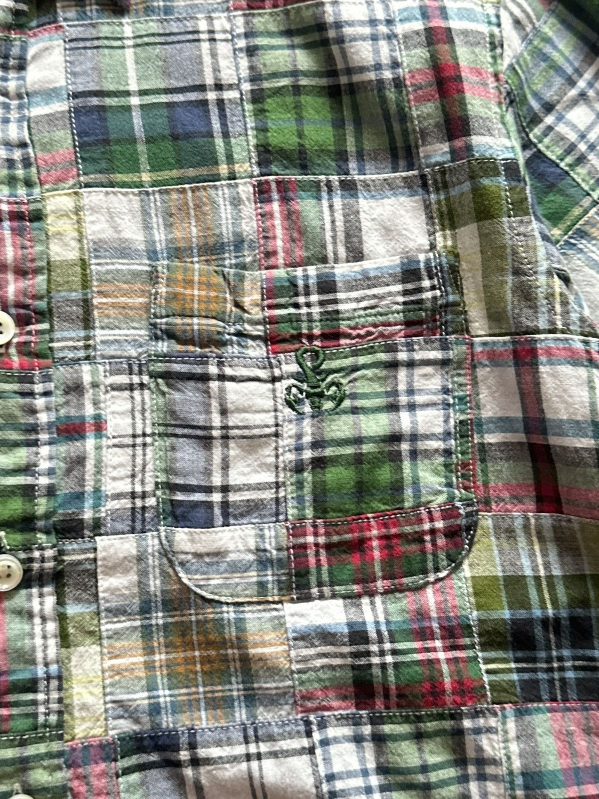 Sophnet. 2000s Japanese Sophnet. Patchwork Button Up Shirt Size US S / EU 44-46 / 1 - 4 Thumbnail