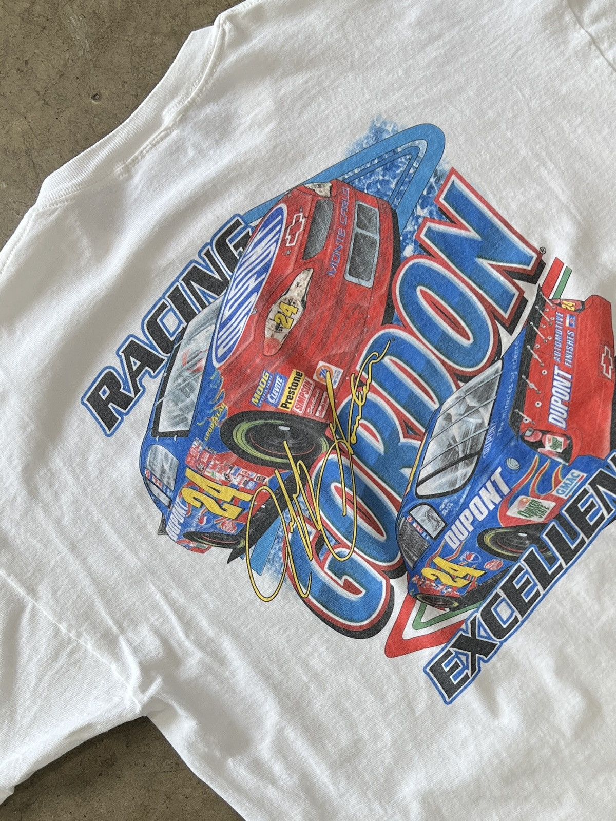 NASCAR Vintage 2001 NASCAR Jeff Gordon Racing Excellence Tee XL Size US XL / EU 56 / 4 - 1 Thumbnail