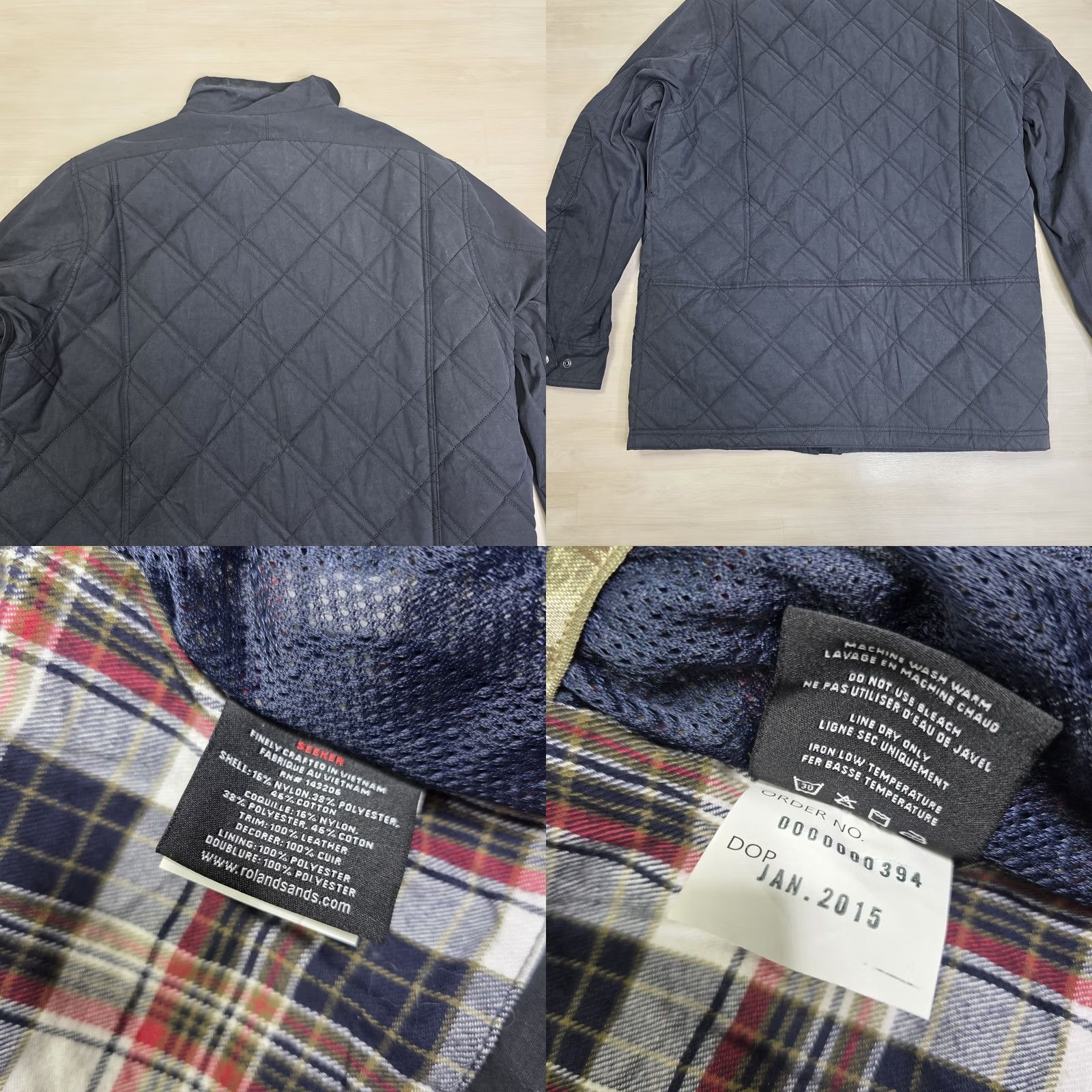 Vintage RSD Seeker Textile Quilted Jacket Motorcycle Black XL Men Jacket Quilted Barbour Waxed Winter Fall Riding Size US XL / EU 56 / 4 - 9 Thumbnail