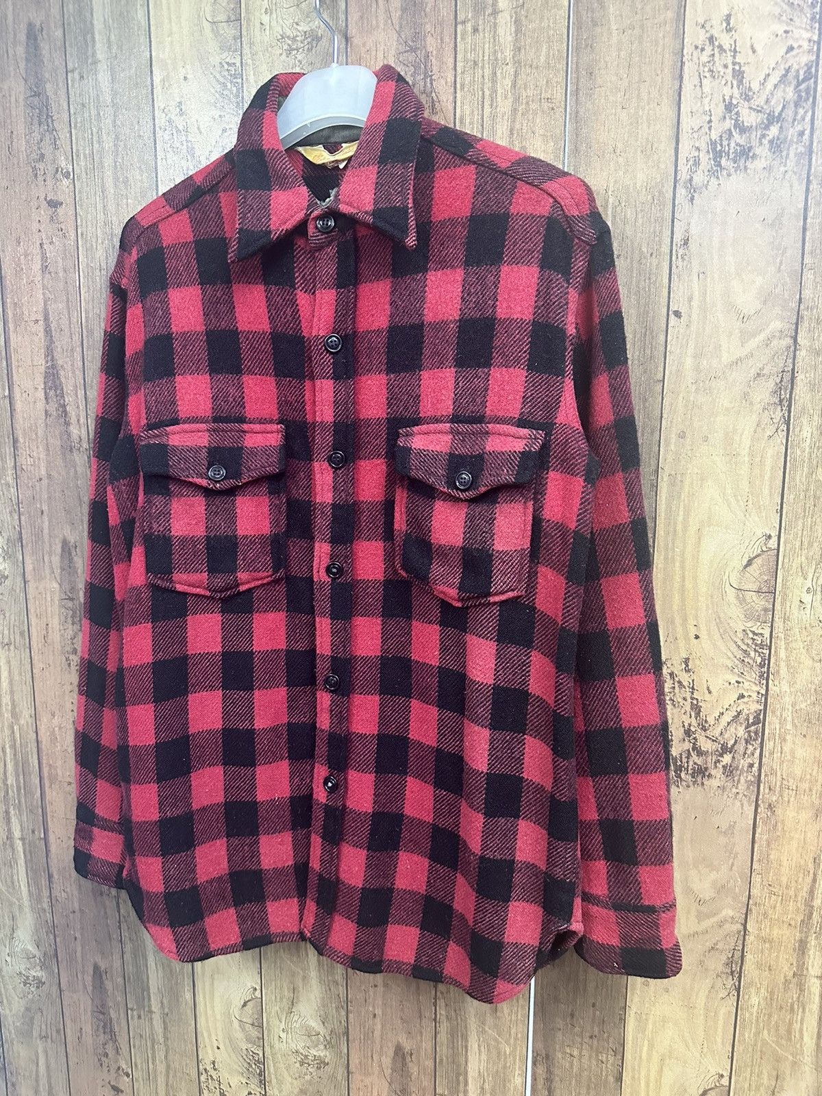 Vintage Vintage Wrangler Wool Flannel Shirt A467 Size US S / EU 44-46 / 1 - 2 Thumbnail