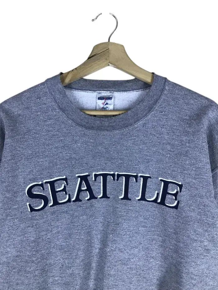 Jerzees Vintage 90's Seattle Sweatshirts Size US M / EU 48-50 / 2 - 3 Thumbnail