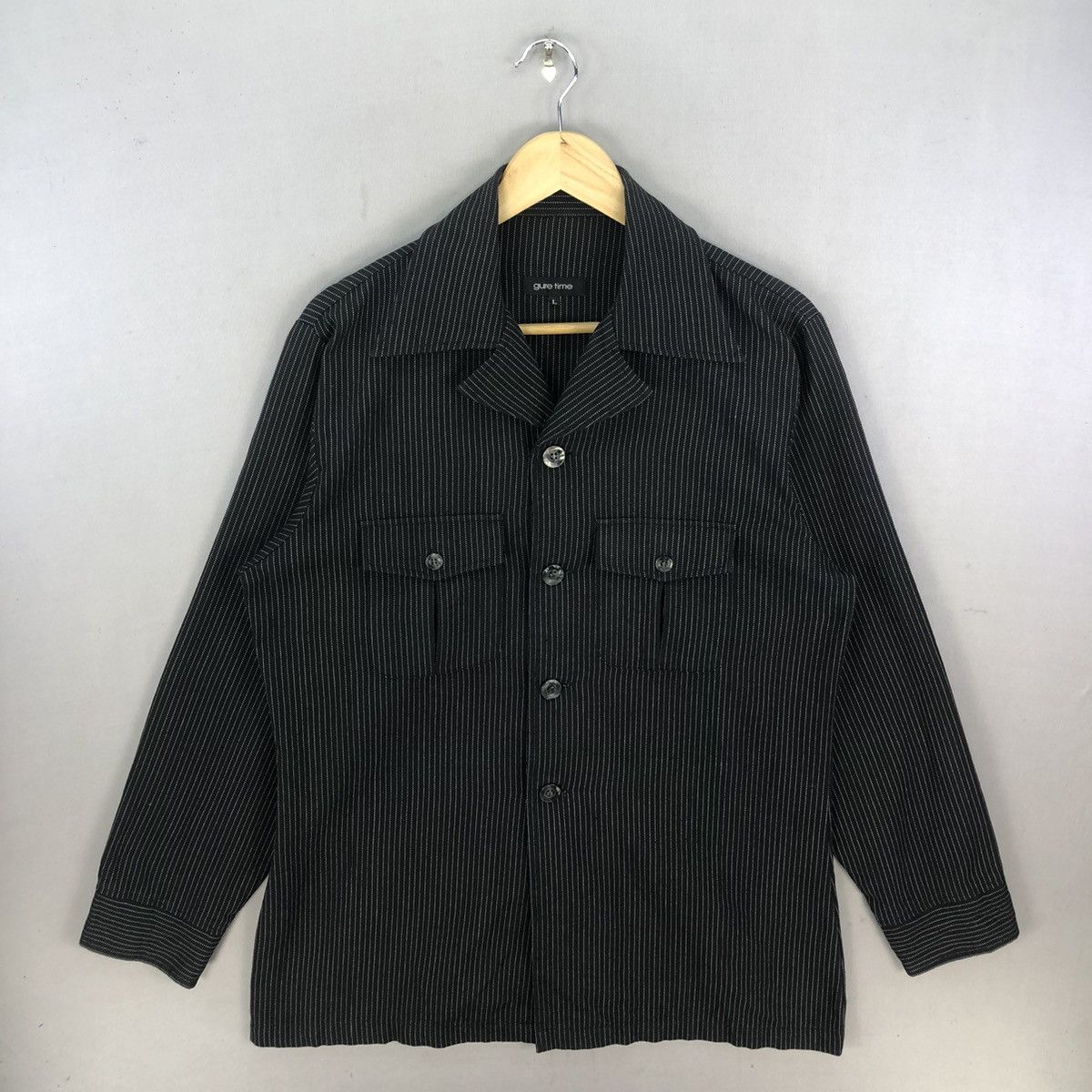Japanese Brand Vintage Gure Time Wabash Button Up OverShirt Size US M / EU 48-50 / 2 - 1 Thumbnail
