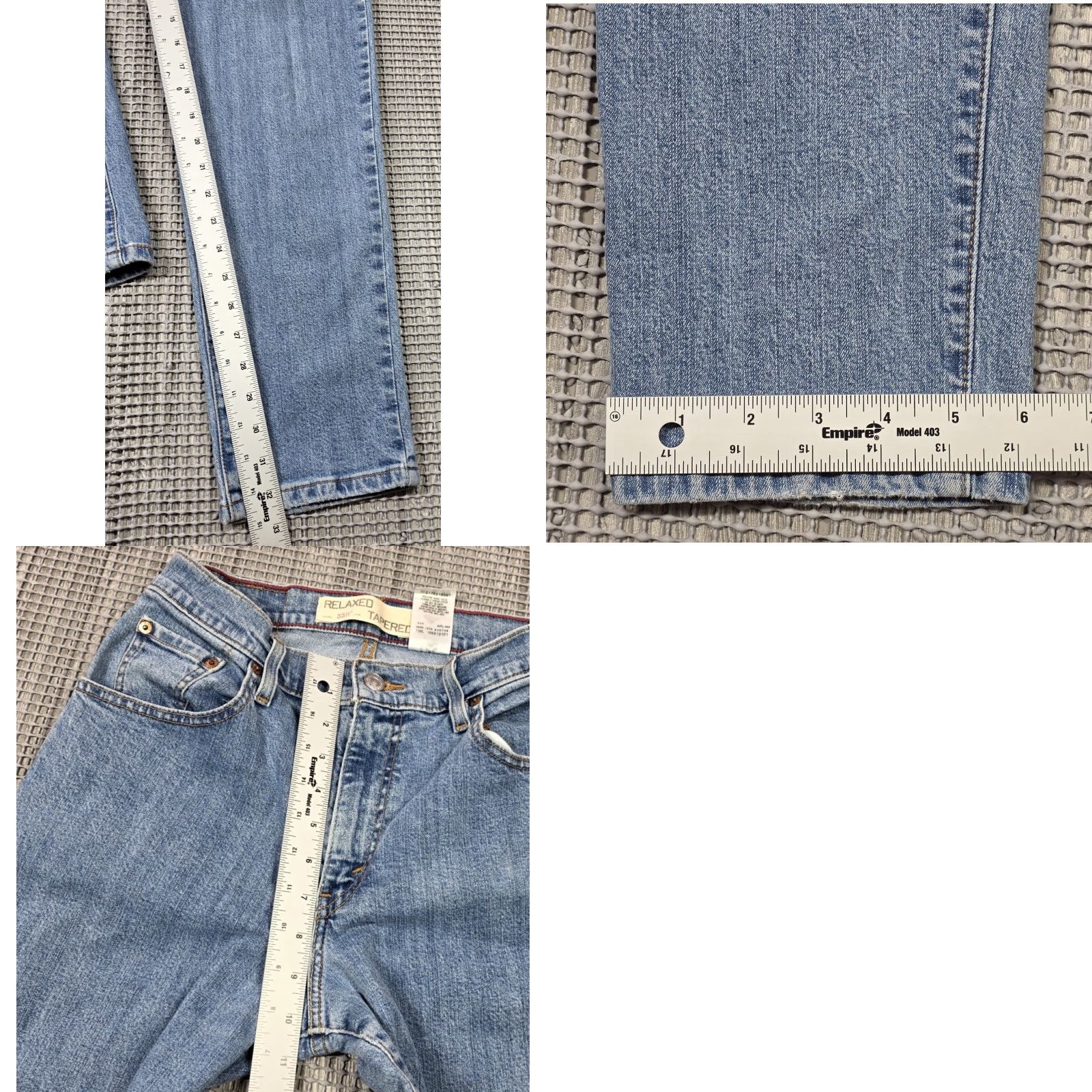 Levi's VINTAGE Levi's Jeans Women 8 Long Blue Relaxed Fit Tapered Leg 550 Y2K 28x32 Stretch Size 30" / US 8 / IT 44 - 10 Thumbnail