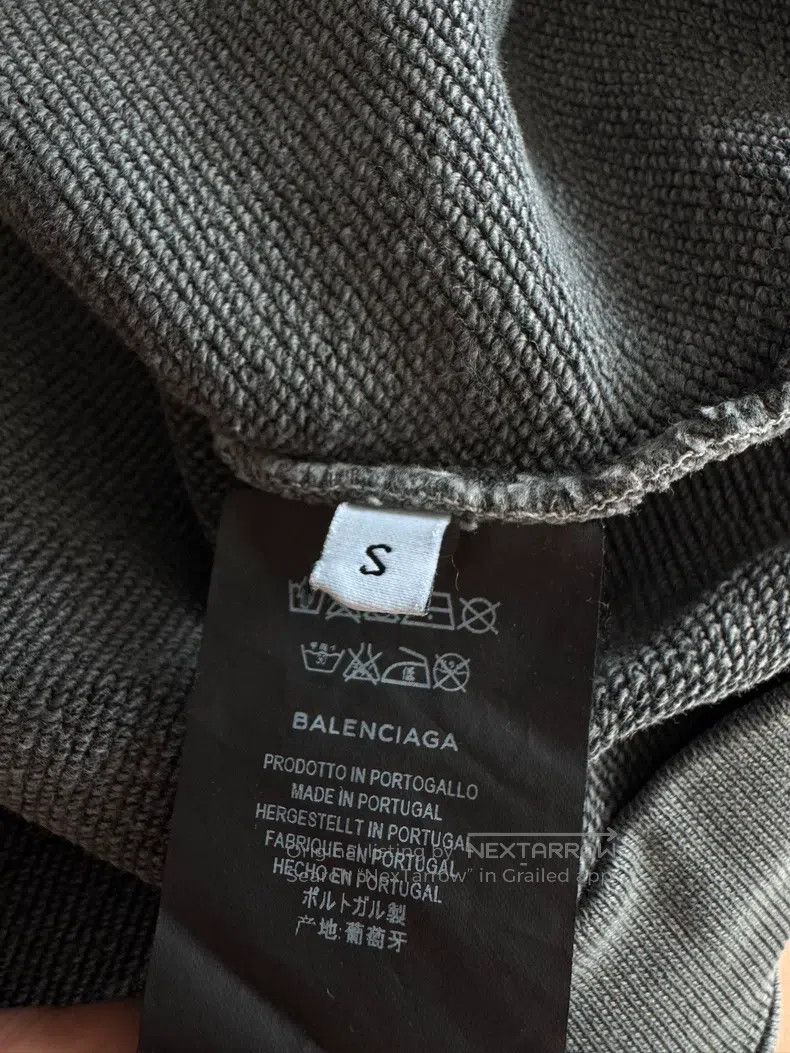 Balenciaga Balenciaga Hoodie Smoke Gray S Size Size US S / EU 44-46 / 1 - 3 Thumbnail