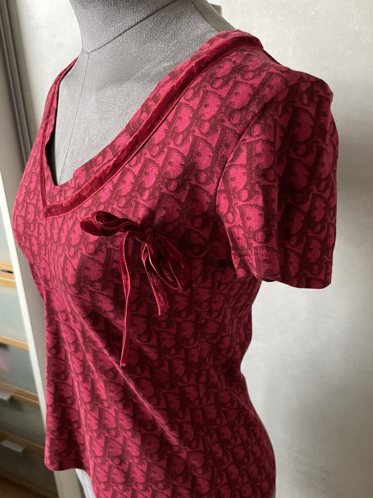 Dior CHRISTIAN DIOR TOP OBLIQUE MONOGRAM Size XS / US 0-2 / IT 36-38 - 2 Thumbnail