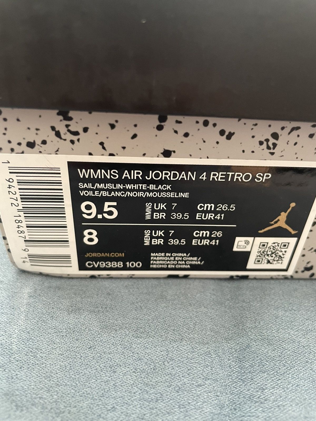 Nike × Off-White × Virgil Abloh Air Jordan 4 Sail Off White Size US 8 / EU 41 - 4 Thumbnail