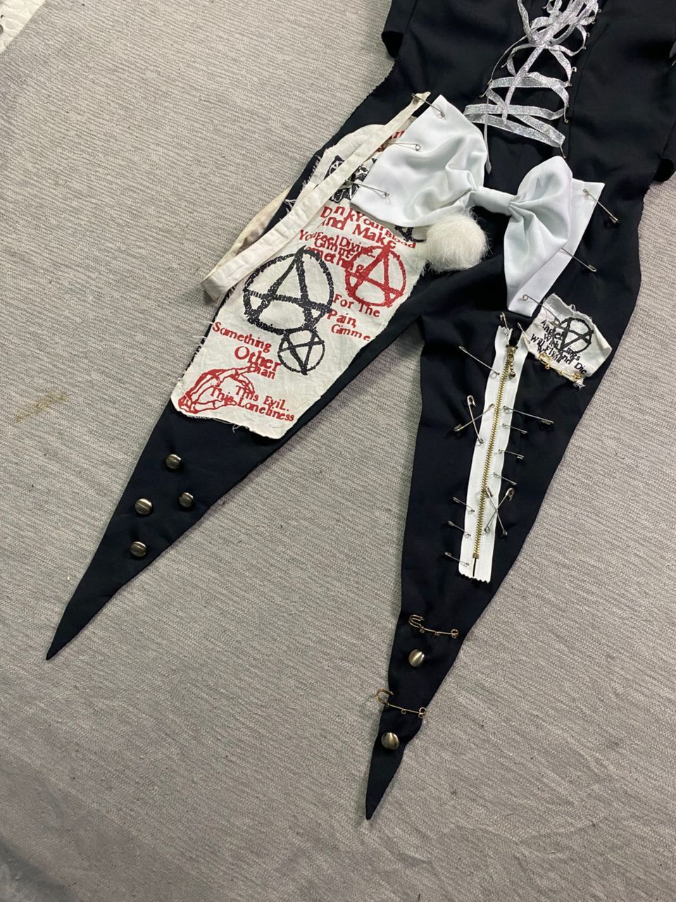 If Six Was Nine × Seditionaries Sugar Punk Rave Women's Waistcoat Vest Vampire Style Size S / US 4 / IT 40 - 8 Thumbnail