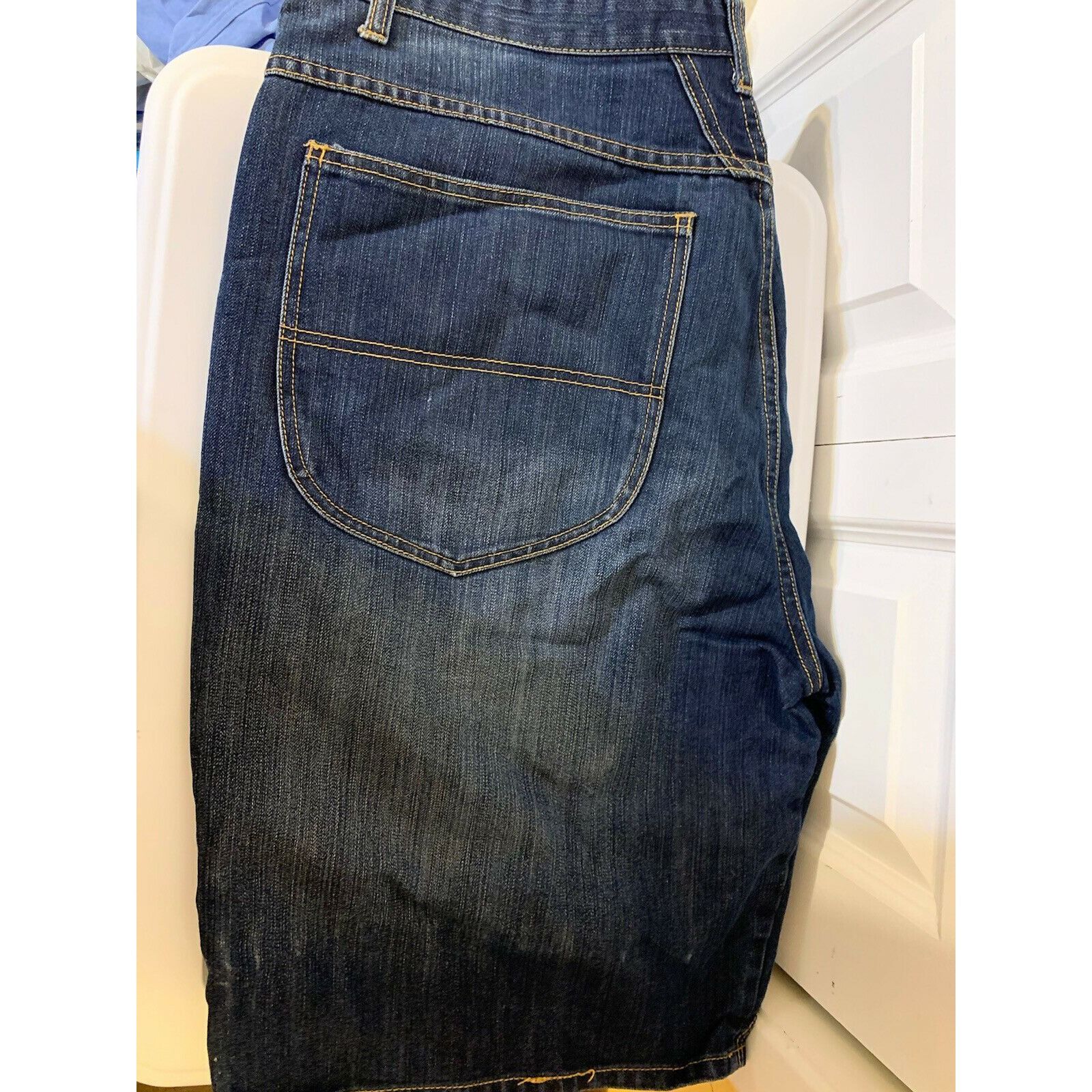 Marithe + Francois Girbaud Vtg Marithe Francois Girbaud Blue Denim shorts Men's Size 40 Size US 40 / EU 56 - 5 Thumbnail