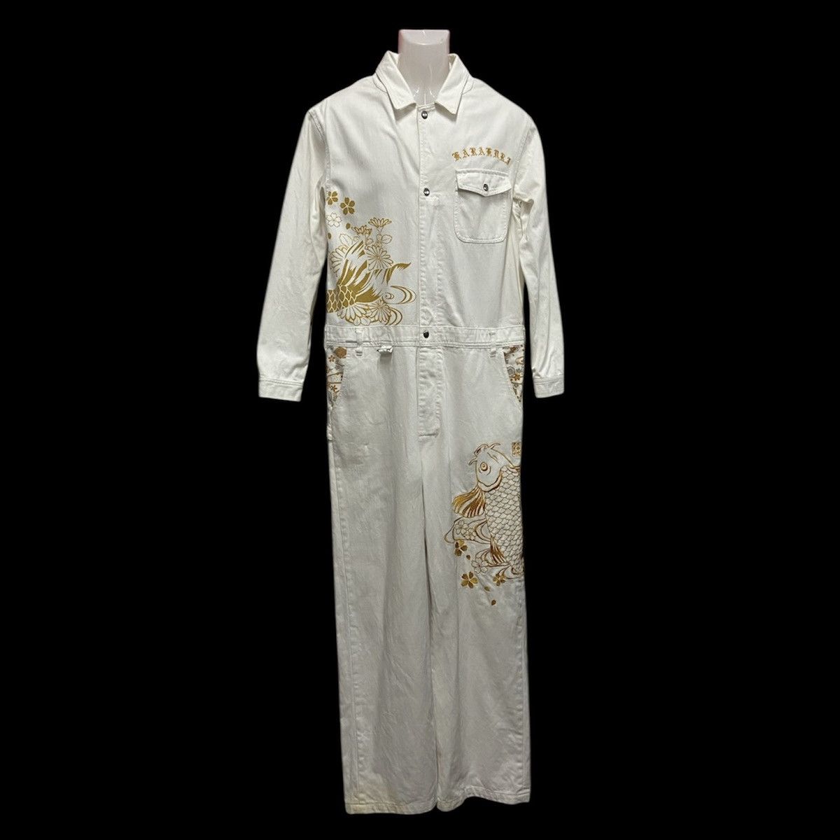 Japanese Brand KARAKURI TAMASHI OVERALLS GOLD EDITION Size US L / EU 52-54 / 3 - 2 Thumbnail