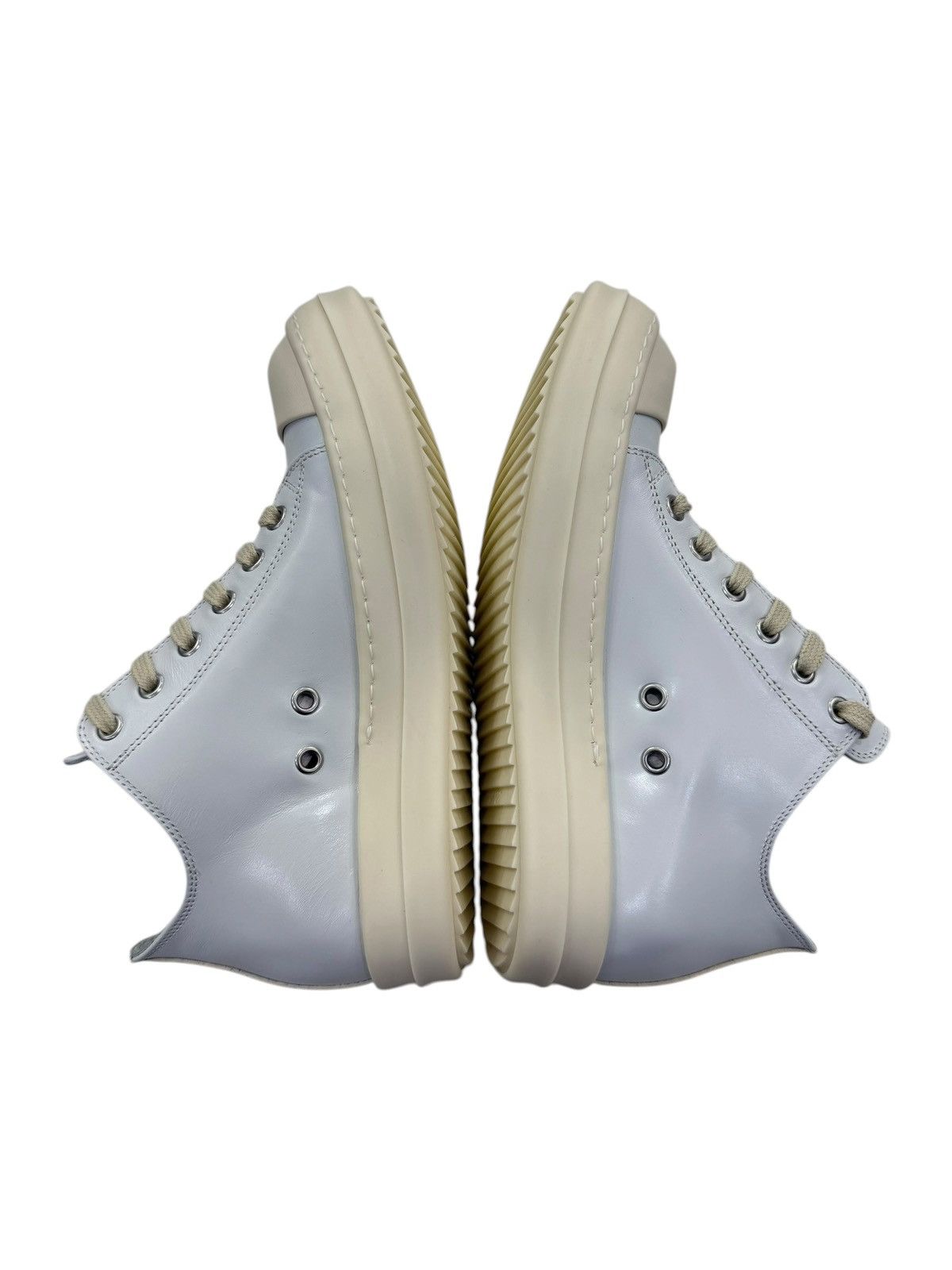 Rick Owens Rick Owens Low Top Hollywood Ramones White Chalk Milk Size US 6 / IT 36 - 4 Thumbnail