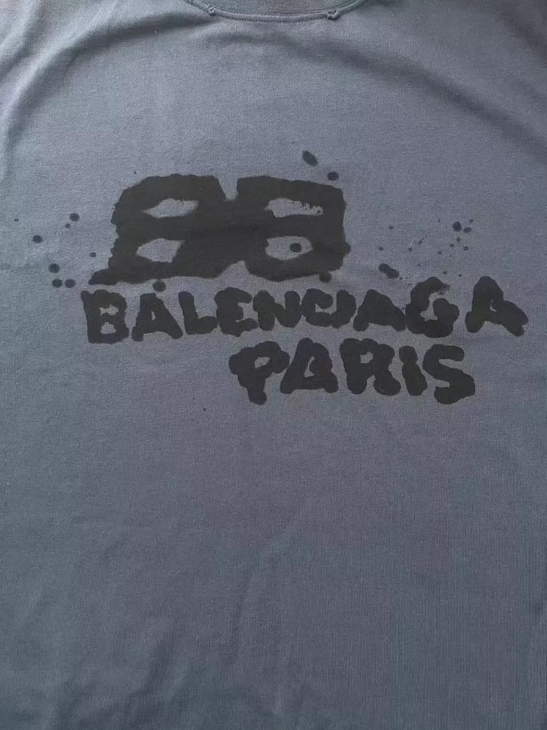 Balenciaga Balenciaga HAND DRAWN BB ICON monogram print casual crew n Size US L / EU 52-54 / 3 - 3 Thumbnail