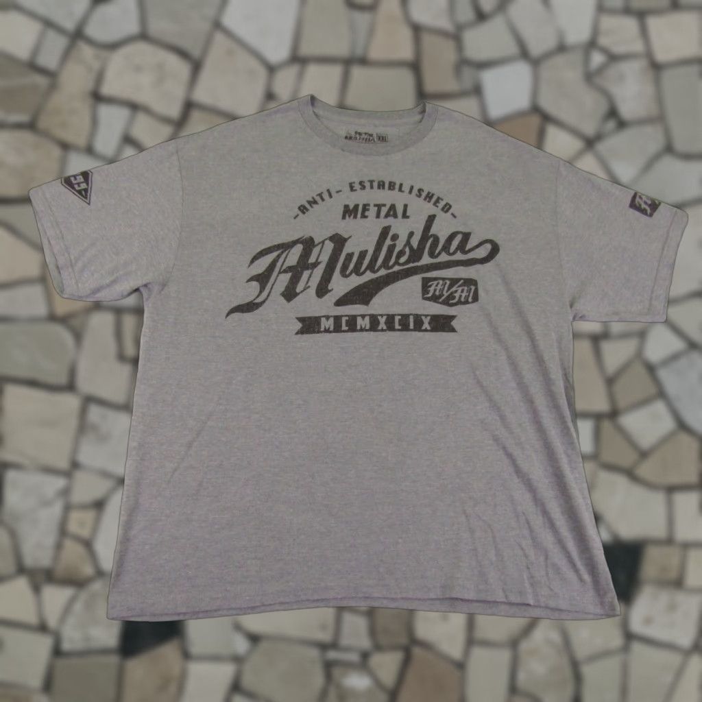 Metal Mulisha Metal Mulisha Shirt Mens 2XL Gray Anti Established 1999 Spellout Graphic Tee Size US XXL / EU 58 / 5 - 1 Thumbnail