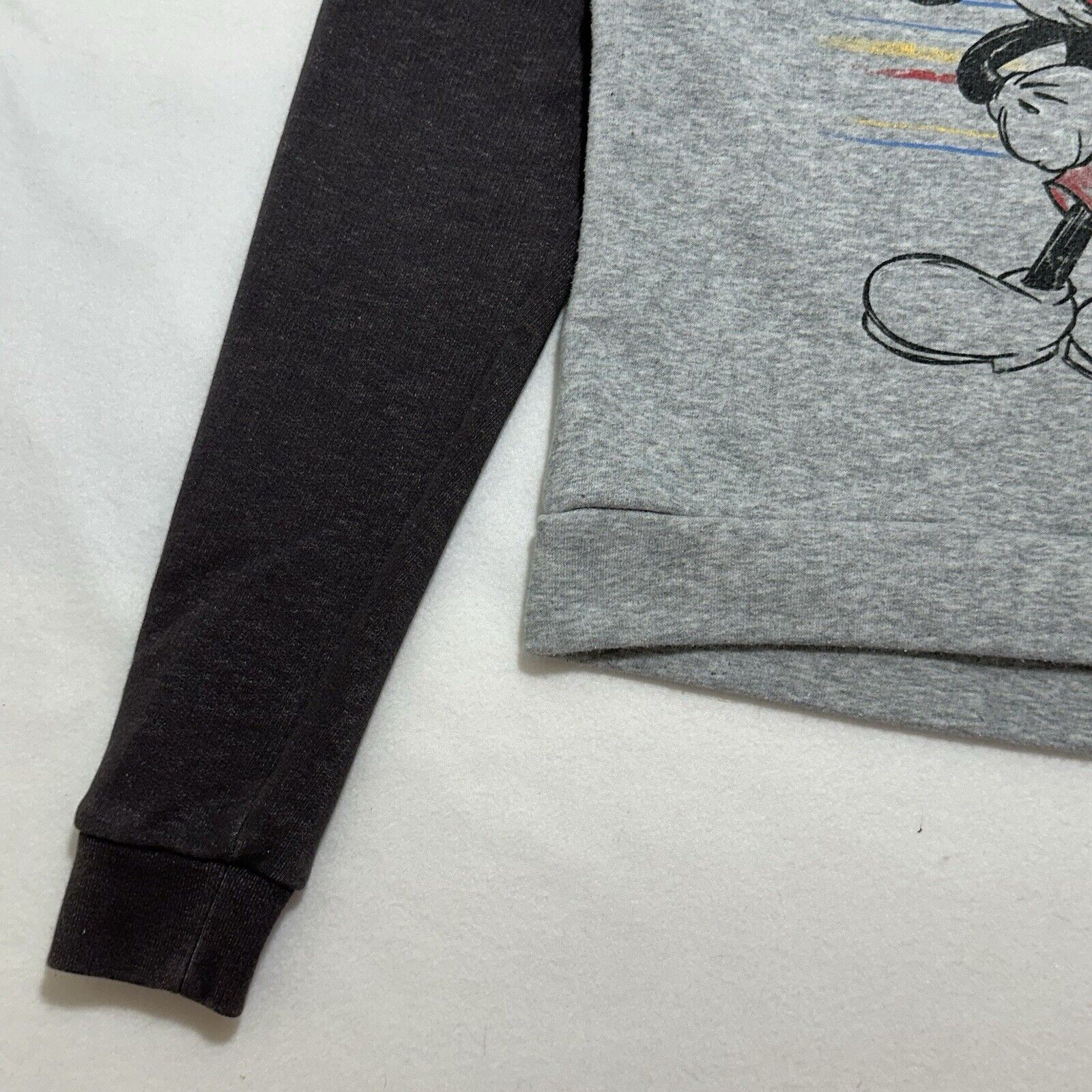 Disney Disney Medium Gray Black Mickey Mouse Crewneck Sweatshirt Size M / US 6-8 / IT 42-44 - 7 Thumbnail
