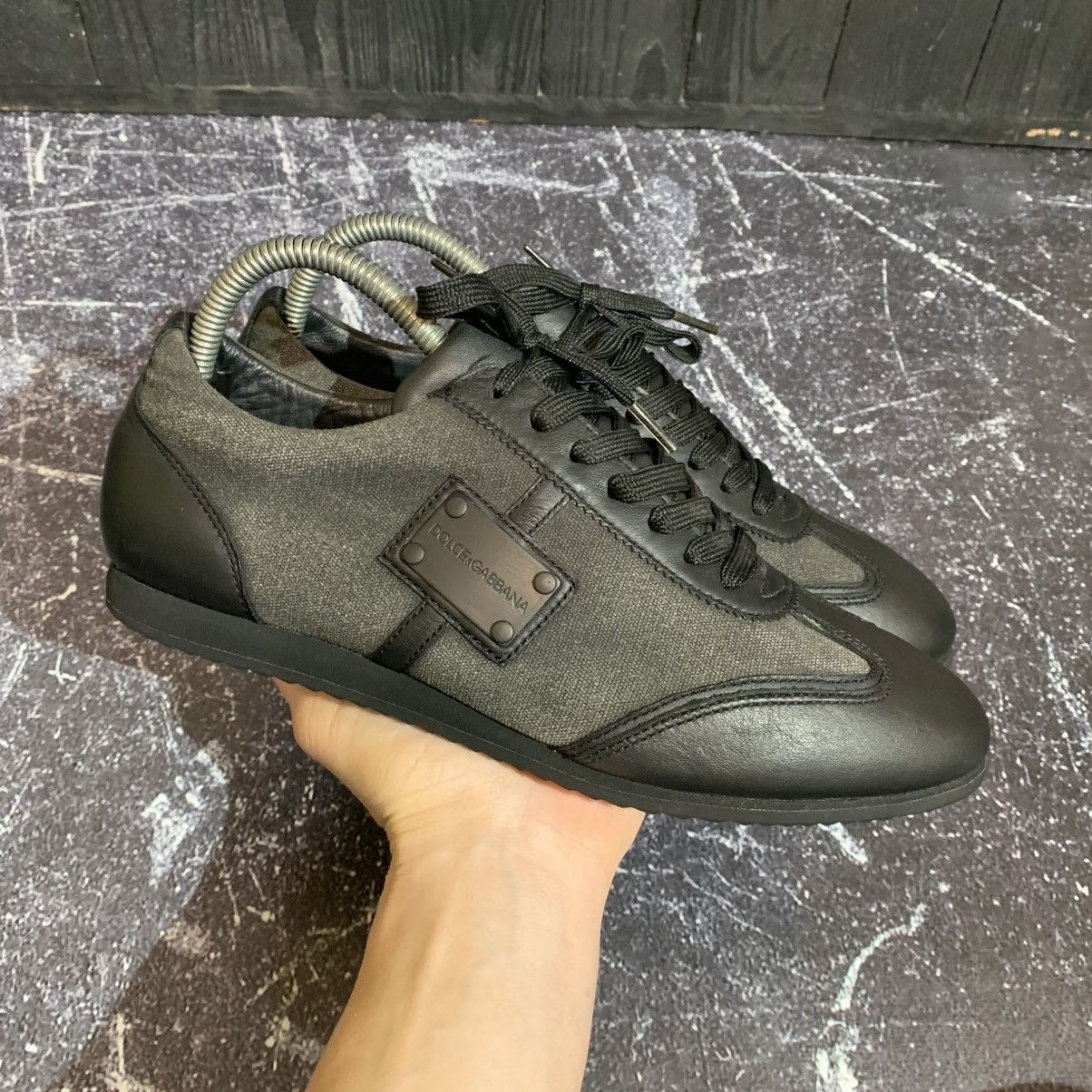 Dolce & Gabbana Dolce & Gabbana Men’s Leather Sneakers Size 6 Size US 6 / EU 39 - 2 Thumbnail