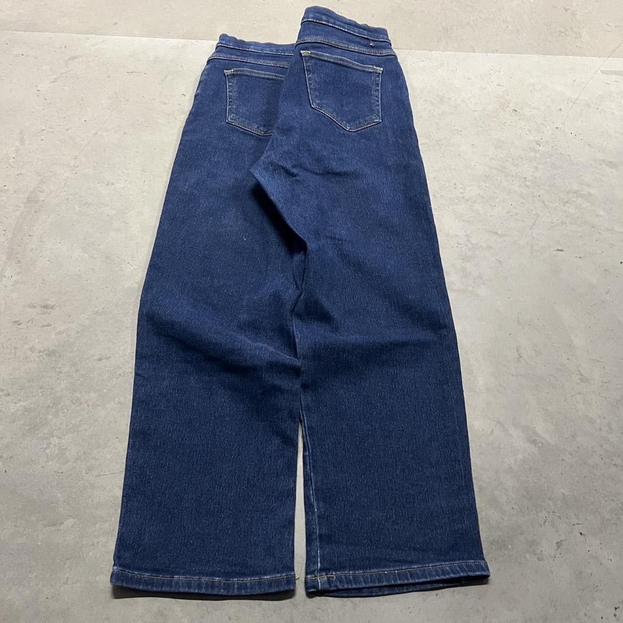 Vintage Vintage Y2K/2000s Blue dark wash Straight leg Denim jeans ! Size US 32 / EU 48 - 6 Thumbnail