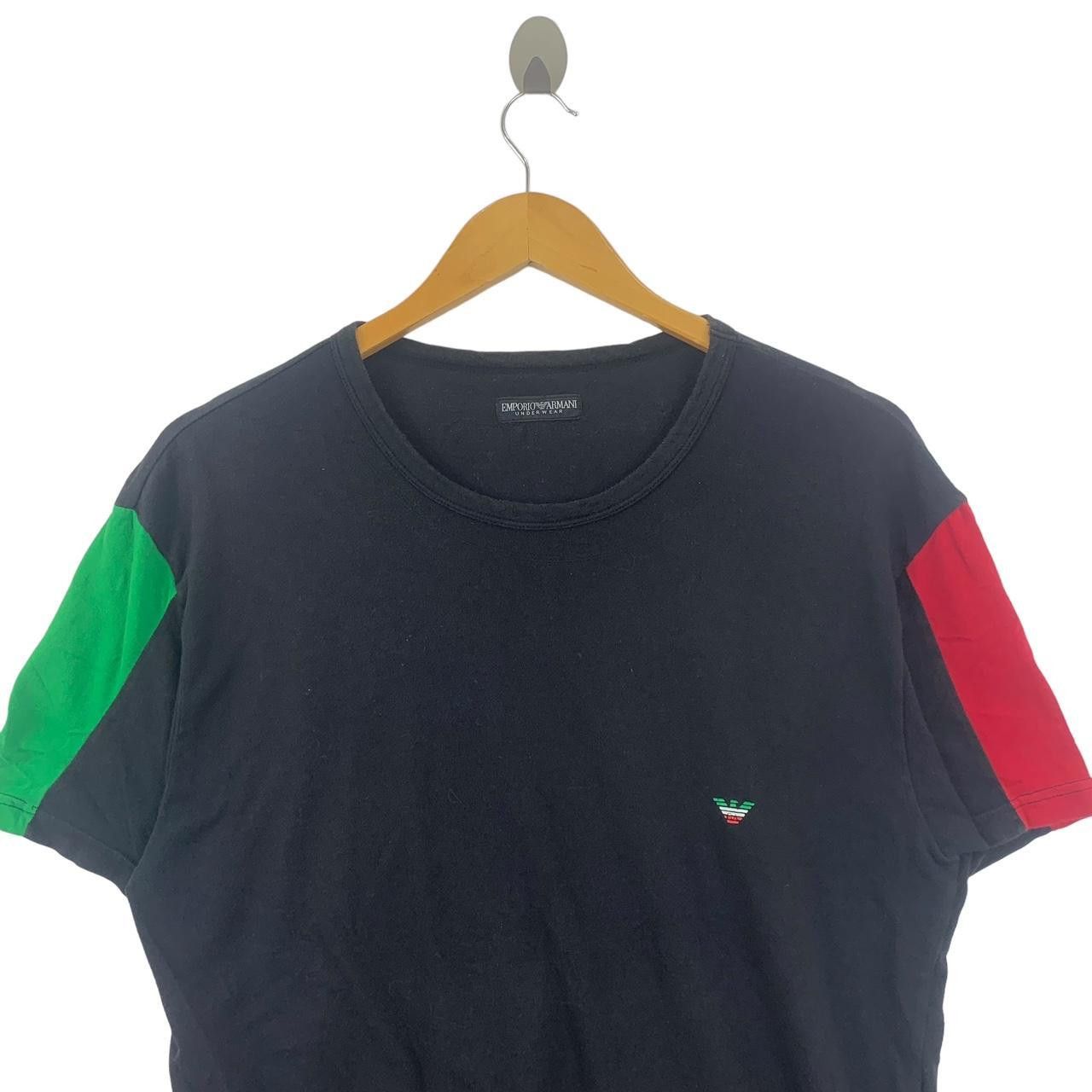 Emporio Armani Vintage EMPORIO ARMANI GIORGIO Tee Shirt Top Beach Size US XL / EU 56 / 4 - 2 Thumbnail