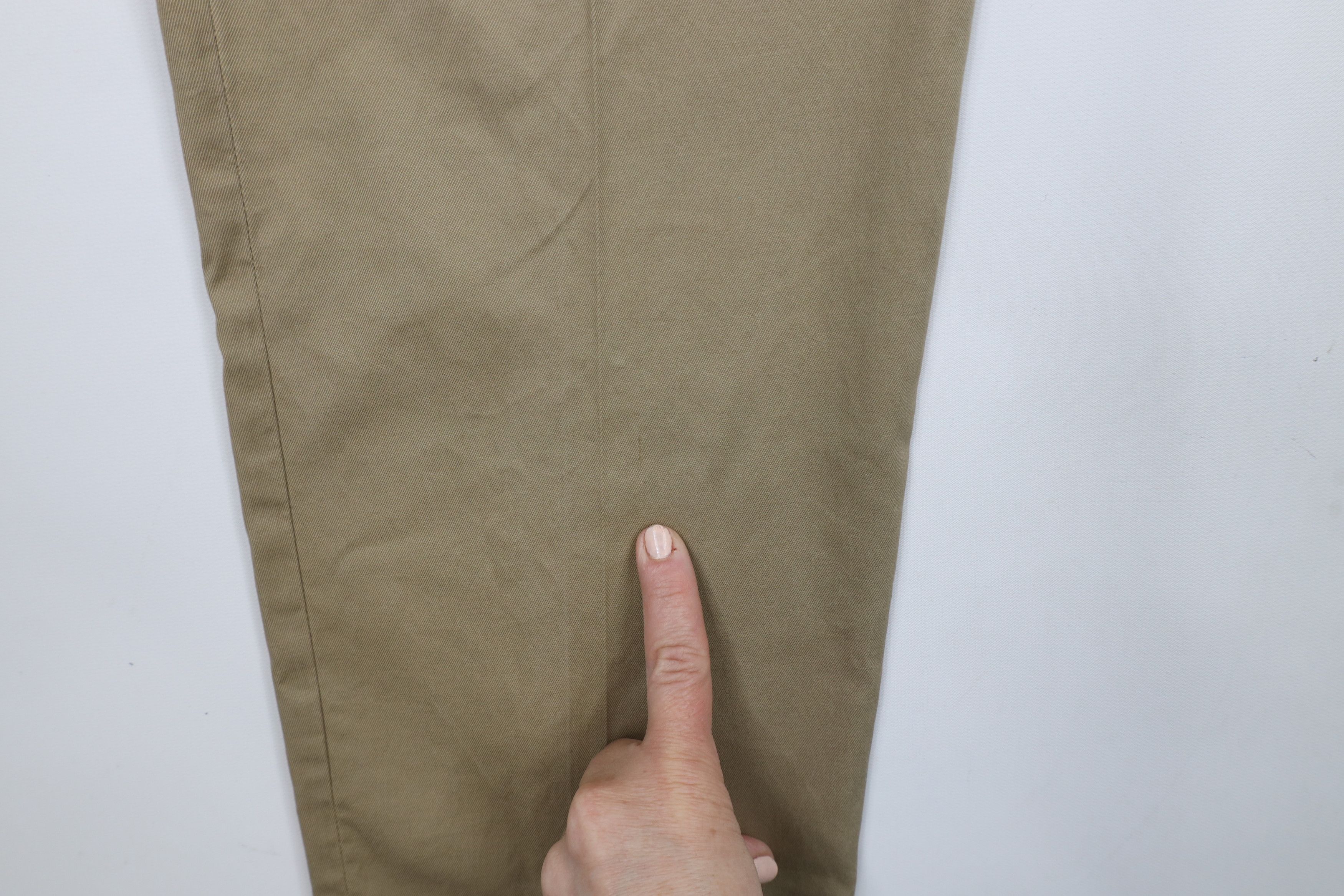 J.Crew × Vintage J Crew Bowery Classic Fit Flat Front Chino Pants Beige Size US 36 / EU 52 - 5 Thumbnail