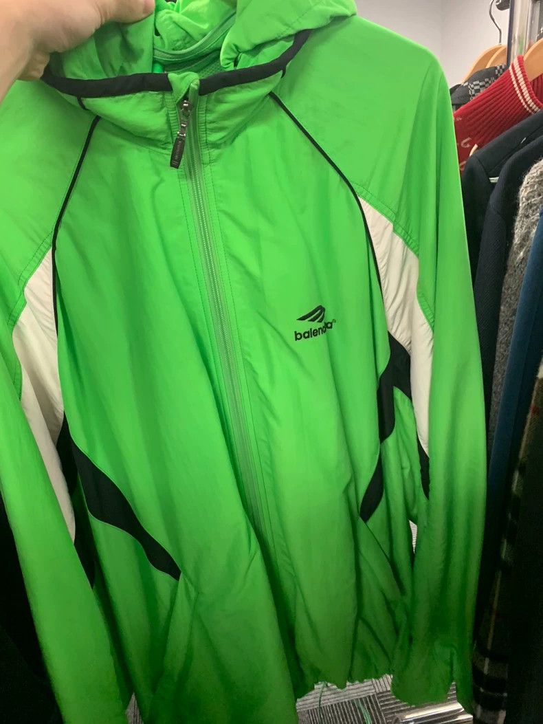Balenciaga Balenciaga Green Windbreaker Size US XS / EU 42 / 0 - 1 Thumbnail